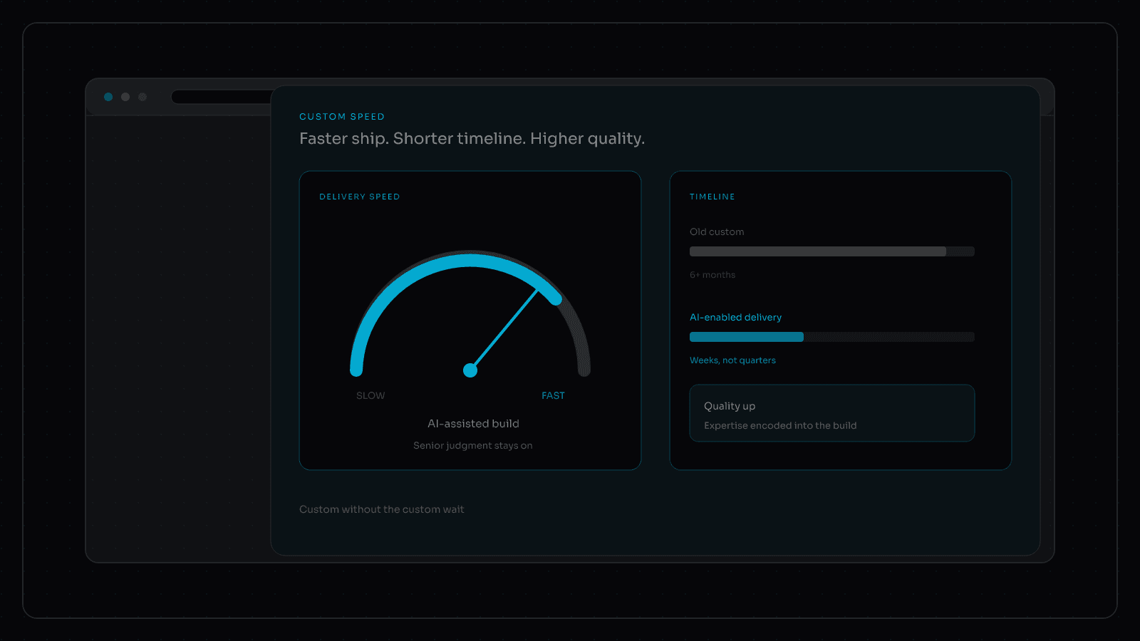Custom Speed Without the Custom Timeline
